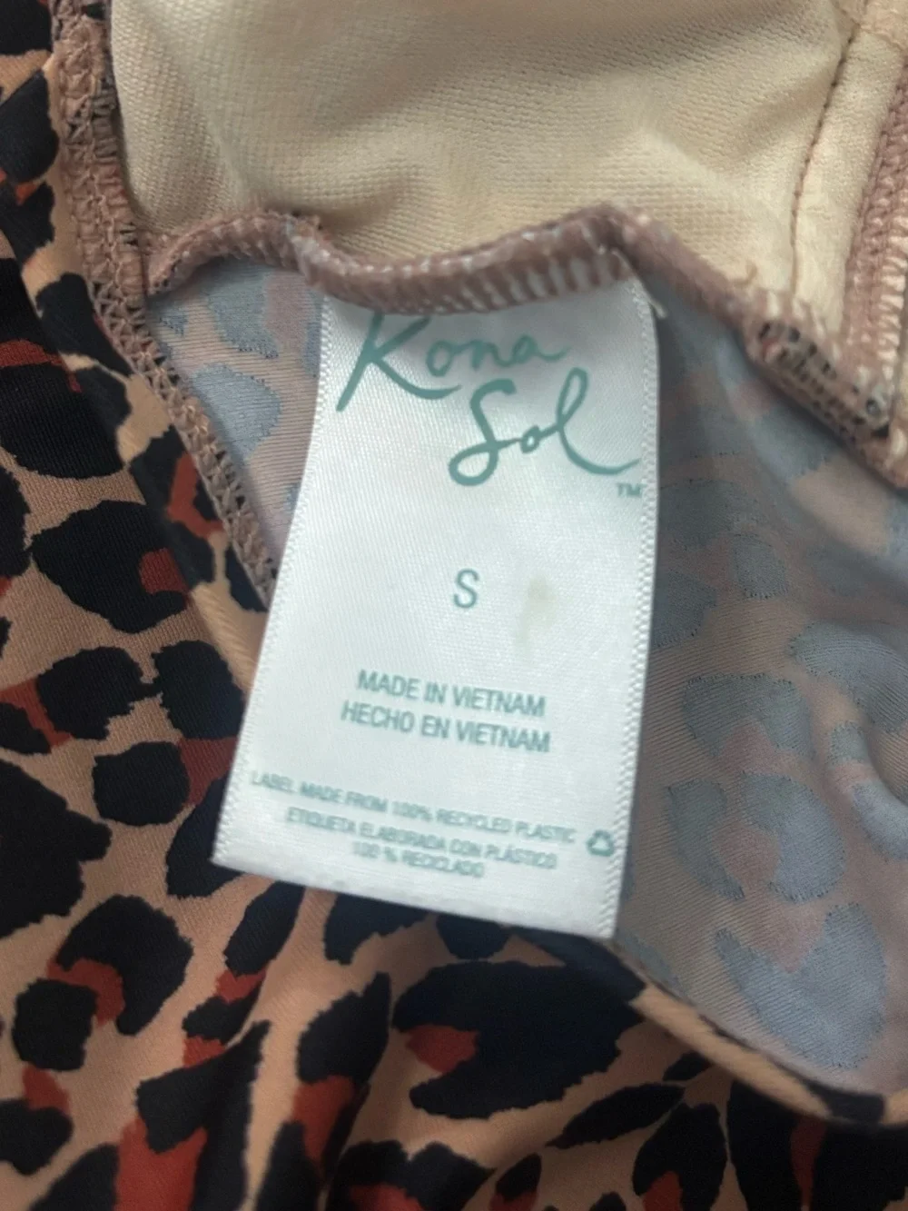 Leopard-Print One-Piece Swimsuit - Picture 3 of 3